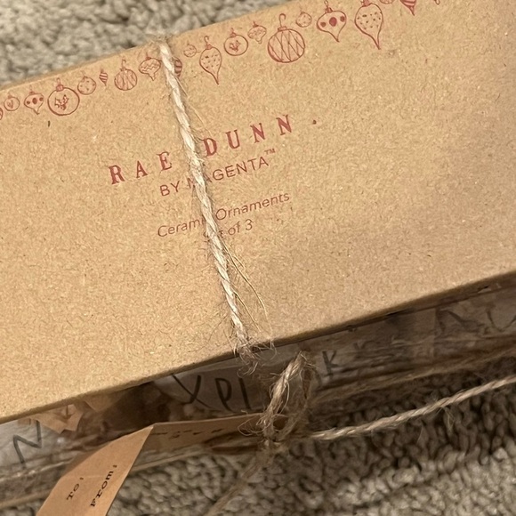 ⭐️BOGO FREE⭐️ NIB Rae Dunn “Dream, Explore, Imagine” Ornaments - Picture 2 of 4